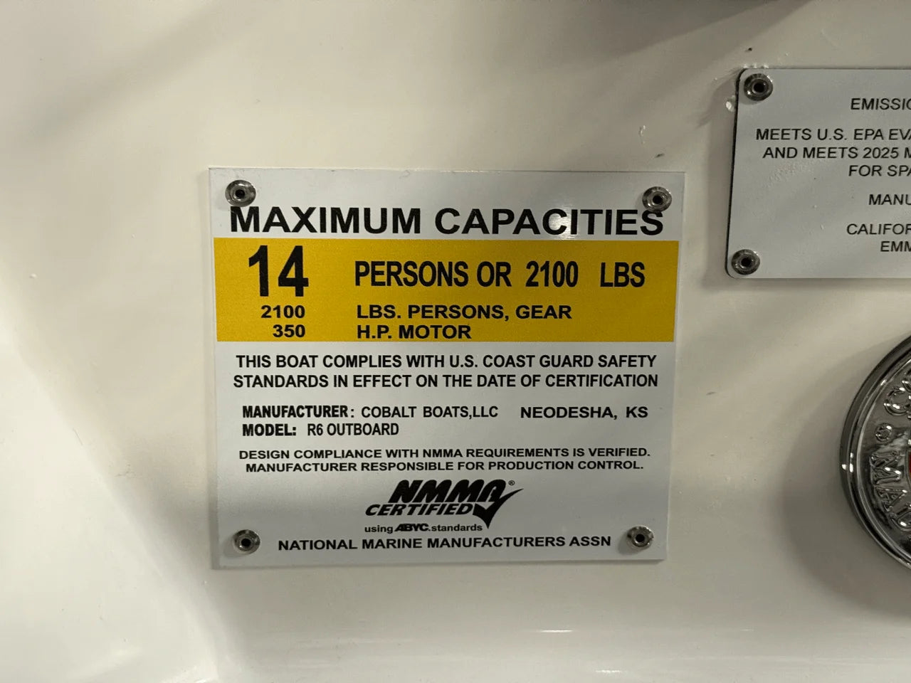 2025 Cobalt R6 Outboard 26.0 feet, Clearwater, Florida #114