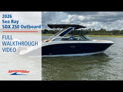 2026 Sea Ray SDX 250 Outboard 25.0 feet Walk-Through - Features & Buyer's Guide, Clearwater, Florida #1