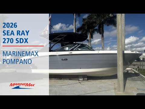 2026 Sea Ray SDX 270 Outboard 27.0 feet Walk-Through - Features & Buyer's Guide, Clearwater, Florida #1