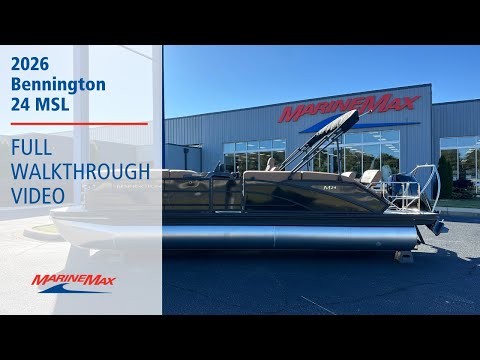 2026 Bennington 24 MSL 24.0 feet Walk-Through - Features & Buyer's Guide, Clearwater, Florida #1