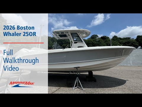 2026 Boston Whaler 250 Outrage 25.0 feet Walk-Through - Features & Buyer's Guide, Clearwater, Florida #1