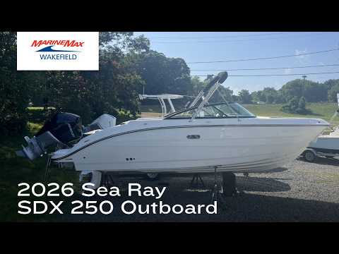 2026 Sea Ray SDX 250 Outboard 25.0 feet Walk-Through - Features & Buyer's Guide, Clearwater, Florida #1