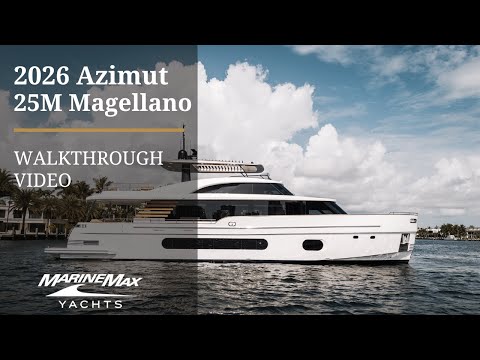 2026 Azimut Magellano 25M 84.0 feet Walk-Through - Features & Buyer's Guide, Clearwater, Florida #1