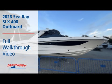 2026 Sea Ray SLX 400 Outboard 40.0 feet Walk-Through - Features & Buyer's Guide, Clearwater, Florida #1