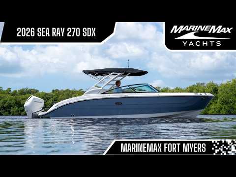 2026 Sea Ray SDX 270 Outboard 27.0 feet Walk-Through - Features & Buyer's Guide, Clearwater, Florida #1