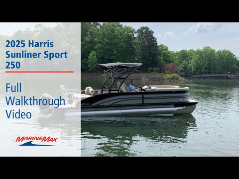 2025 Harris 250 Sunliner Sport 25.0 feet Walk-Through - Features & Buyer's Guide, Clearwater, Florida #1