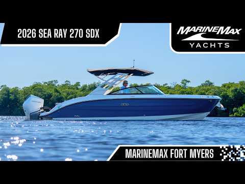 2026 Sea Ray SDX 270 Outboard 27.0 feet Walk-Through - Features & Buyer's Guide, Clearwater, Florida #1
