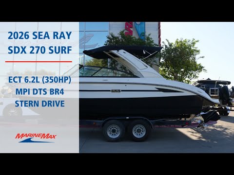 2026 Sea Ray SDX 270 Surf 27.0 feet Walk-Through - Features & Buyer's Guide, Clearwater, Florida #1