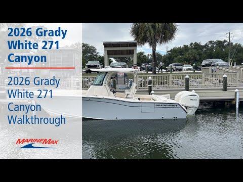 2026 Grady-White Canyon 271 27.0 feet Walk-Through - Features & Buyer's Guide, Clearwater, Florida #1