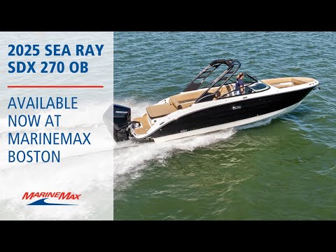 2025 Sea Ray SDX 270 Outboard 27.0 feet Walk-Through - Features & Buyer's Guide, Clearwater, Florida #1