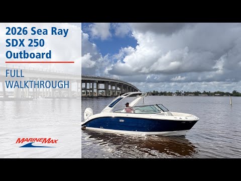2026 Sea Ray SDX 250 Outboard 25.0 feet Walk-Through - Features & Buyer's Guide, Clearwater, Florida #1