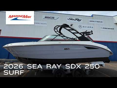 2026 Sea Ray SDX 250 Surf 25.0 feet Walk-Through - Features & Buyer's Guide, Clearwater, Florida #1
