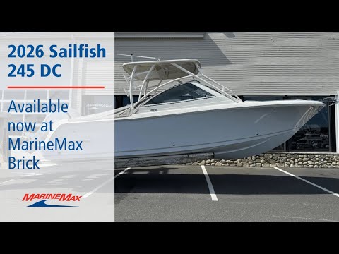 2026 Sailfish 245 DC 24.0 feet Walk-Through - Features & Buyer's Guide, Clearwater, Florida #1