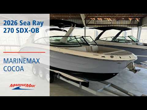 2026 Sea Ray SDX 270 Outboard 27.0 feet Walk-Through - Features & Buyer's Guide, Clearwater, Florida #1