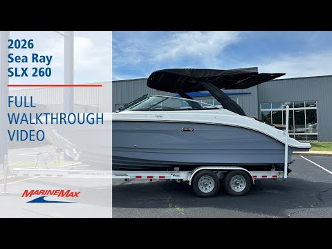 2026 Sea Ray SLX 260 26.0 feet Walk-Through - Features & Buyer's Guide, Clearwater, Florida #1