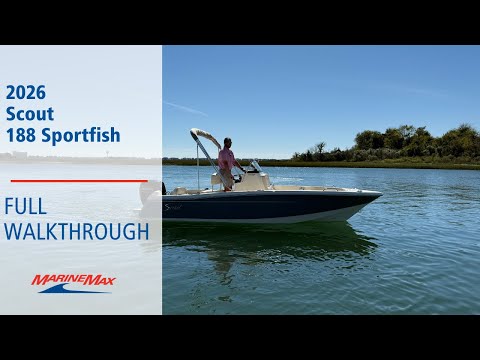 2026 Scout 188 Sportfish 18.0 feet Walk-Through - Features & Buyer's Guide, Clearwater, Florida #1