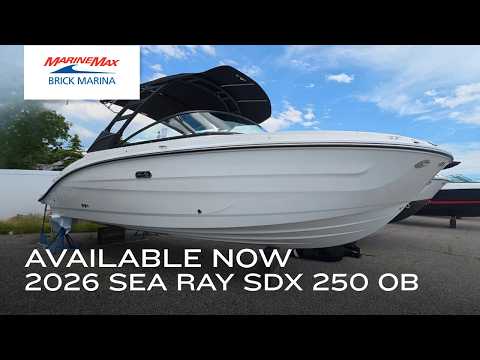 2026 Sea Ray SDX 250 Outboard 25.0 feet Walk-Through - Features & Buyer's Guide, Clearwater, Florida #1