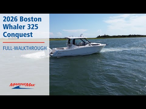2026 Boston Whaler 325 Conquest 32.0 feet Walk-Through - Features & Buyer's Guide, Clearwater, Florida #1