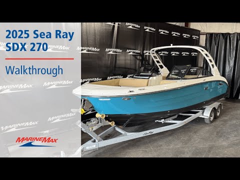 2025 Sea Ray SDX 270 27.0 feet Walk-Through - Features & Buyer's Guide, Rogers, MN #1