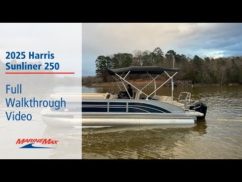 2025 Harris 250 Sunliner 25.0 feet Walk-Through - Features & Buyer's Guide, Clearwater, Florida #1