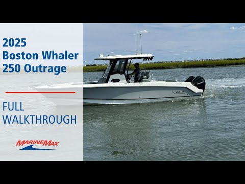 2025 Boston Whaler 250 Outrage 25.0 feet Walk-Through - Features & Buyer's Guide, Clearwater, Florida #1