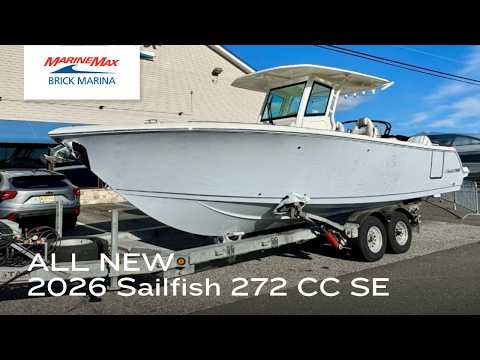 2026 Sailfish 272CC SE 27.0 feet Walk-Through - Features & Buyer's Guide, Clearwater, Florida #1