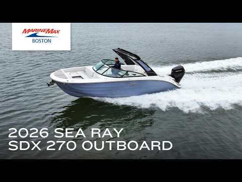 2026 Sea Ray SDX 270 Outboard 27.0 feet Walk-Through - Features & Buyer's Guide, Clearwater, Florida #1