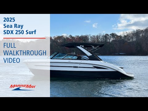 2025 Sea Ray SDX 250 Surf 25.0 feet Walk-Through - Features & Buyer's Guide, Clearwater, Florida #1