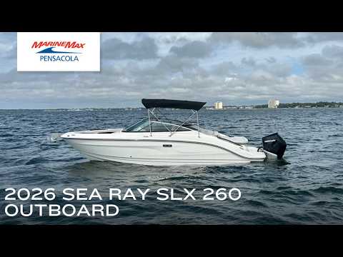 2026 Sea Ray SLX 260 Outboard 26.0 feet Walk-Through - Features & Buyer's Guide, Clearwater, Florida #1