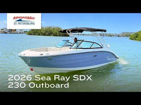 2026 Sea Ray SDX 230 Outboard 23.0 feet Walk-Through - Features & Buyer's Guide, Clearwater, Florida #1