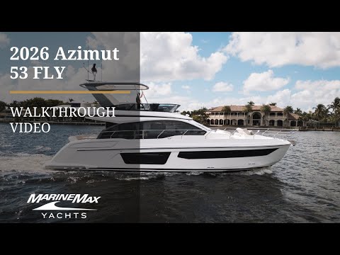 2026 Azimut Fly 53 53.0 feet Walk-Through - Features & Buyer's Guide, Clearwater, Florida #1