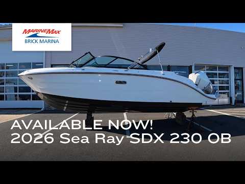 2026 Sea Ray SDX 230 Outboard 23.0 feet Walk-Through - Features & Buyer's Guide, Clearwater, Florida #1