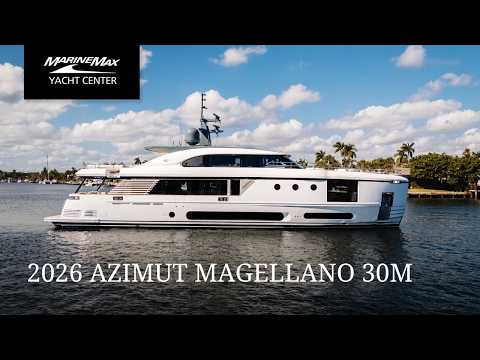 2026 Azimut Magellano 30M 95.0 feet Walk-Through - Features & Buyer's Guide, Clearwater, Florida #1
