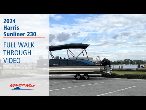 2024 Harris Sunliner 230 23.0 feet Walk-Through - Features & Buyer's Guide, Clearwater, Florida #1