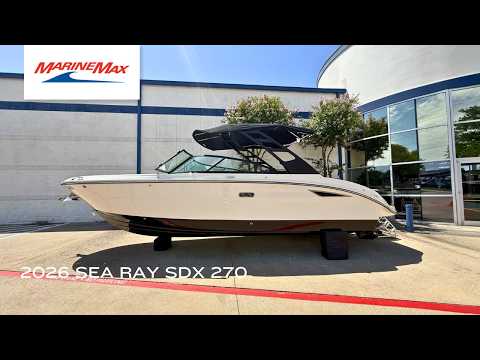 2026 Sea Ray SDX 270 27.0 feet Walk-Through - Features & Buyer's Guide, Clearwater, Florida #1