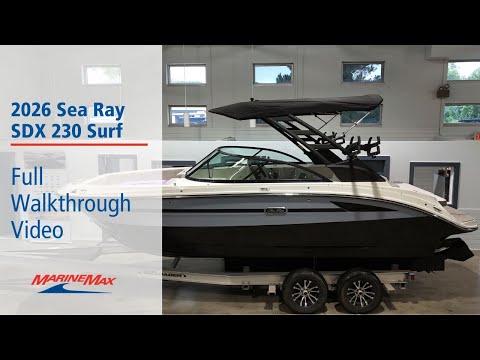 2026 Sea Ray SDX 230 Surf 23.0 feet Walk-Through - Features & Buyer's Guide, Clearwater, Florida #1