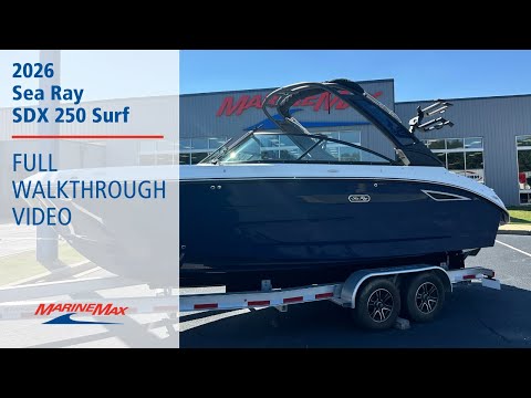 2026 Sea Ray SDX 250 Surf 25.0 feet Walk-Through - Features & Buyer's Guide, Clearwater, Florida #1