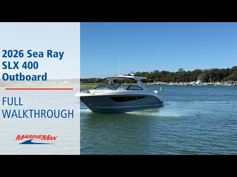 2026 Sea Ray SLX 400 Outboard 40.0 feet Walk-Through - Features & Buyer's Guide, Clearwater, Florida #1