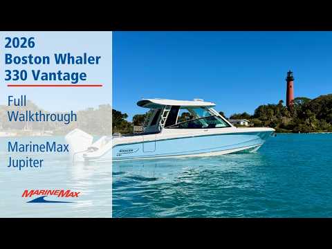 2026 Boston Whaler 330 Vantage 33.0 feet Walk-Through - Features & Buyer's Guide, Clearwater, Florida #1