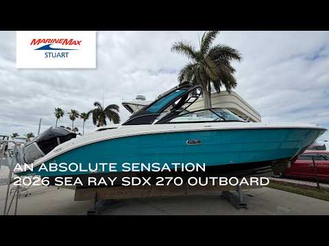 2026 Sea Ray SDX 270 Outboard 27.0 feet Walk-Through - Features & Buyer's Guide, Clearwater, Florida #1
