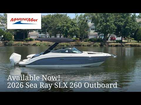 2026 Sea Ray SLX 260 Outboard 26.0 feet Walk-Through - Features & Buyer's Guide, Clearwater, Florida #1