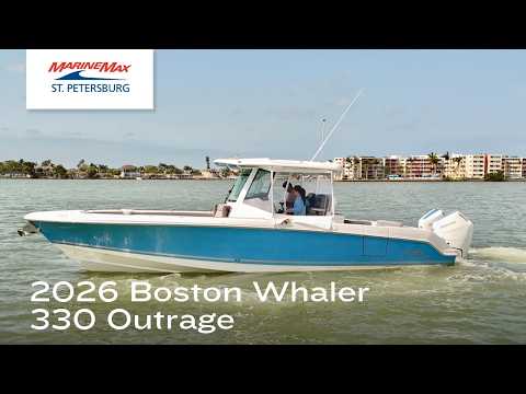 2026 Boston Whaler 330 Outrage 33.0 feet Walk-Through - Features & Buyer's Guide, Clearwater, Florida #1