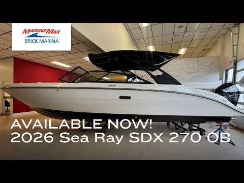 2026 Sea Ray SDX 270 Outboard 27.0 feet Walk-Through - Features & Buyer's Guide, Clearwater, Florida #1