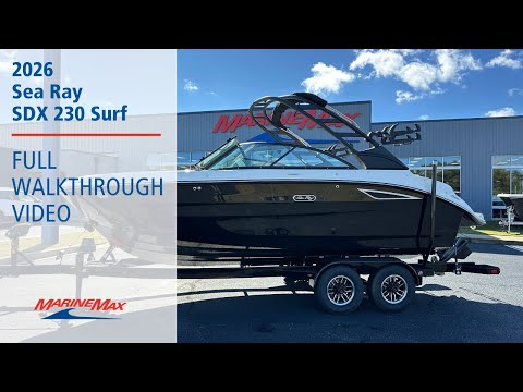 2026 Sea Ray SDX 230 Surf 23.0 feet Walk-Through - Features & Buyer's Guide, Clearwater, Florida #1