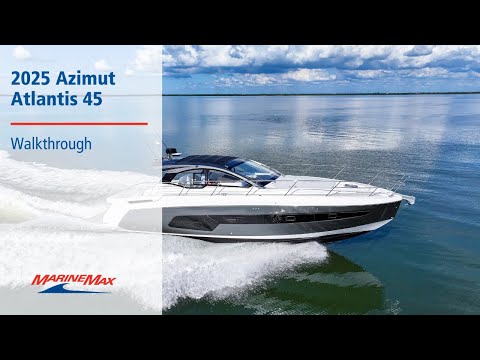 2025 Azimut ATLANTIS 45 45.0 feet Walk-Through - Features & Buyer's Guide, Clearwater, Florida #1