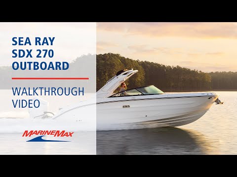 2025 Sea Ray SDX 270 Outboard 27.0 feet Walk-Through - Features & Buyer's Guide, Clearwater, Florida #1