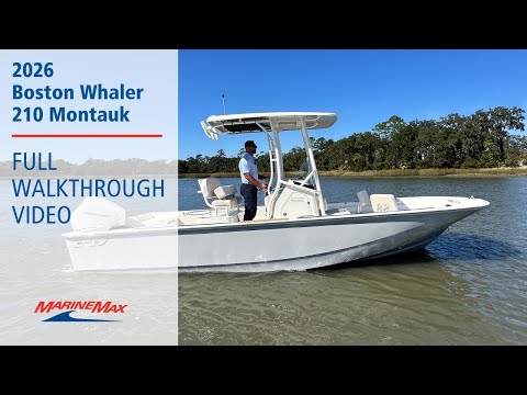 2026 Boston Whaler 210 Montauk 21.0 feet Walk-Through - Features & Buyer's Guide, Clearwater, Florida #1