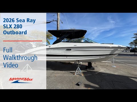 2026 Sea Ray SLX 280 Outboard 28.0 feet Walk-Through - Features & Buyer's Guide, Clearwater, Florida #1