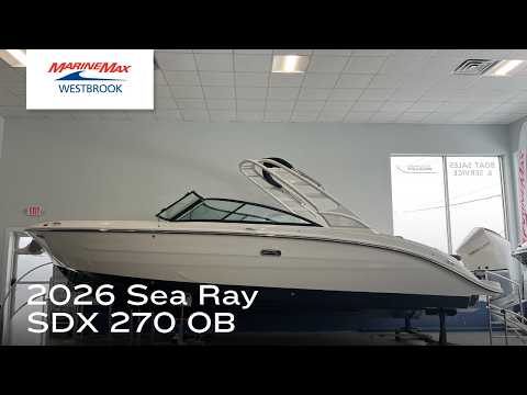 2026 Sea Ray SDX 270 Outboard 27.0 feet Walk-Through - Features & Buyer's Guide, Clearwater, Florida #1