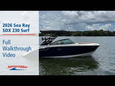 2026 Sea Ray SDX 230 Surf 23.0 feet Walk-Through - Features & Buyer's Guide, Clearwater, Florida #1